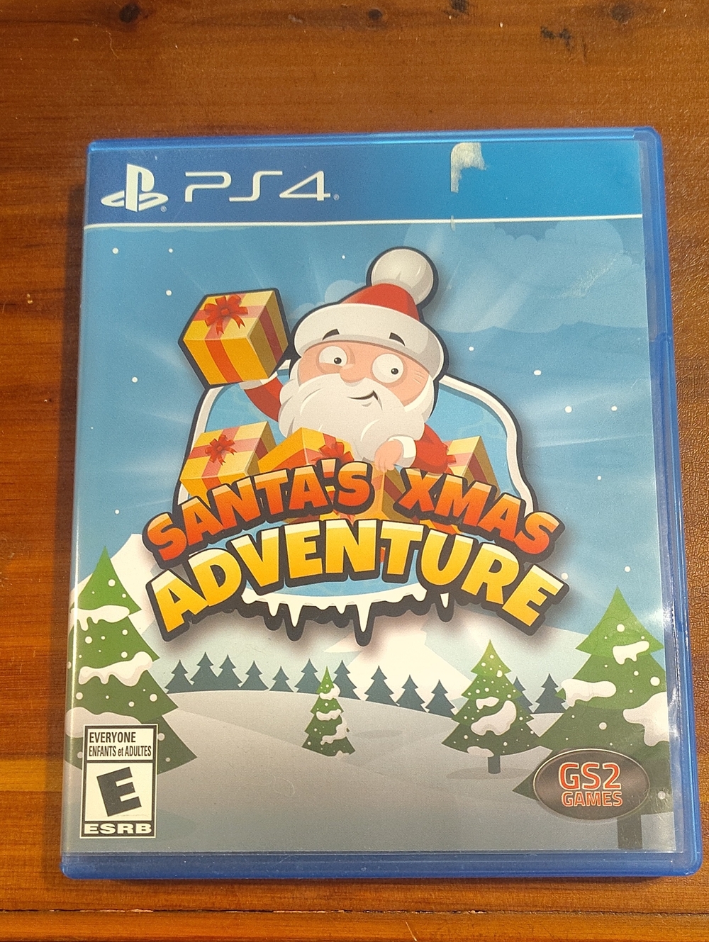 PS4 Santa's Xmas Adventure - Blue Game Case